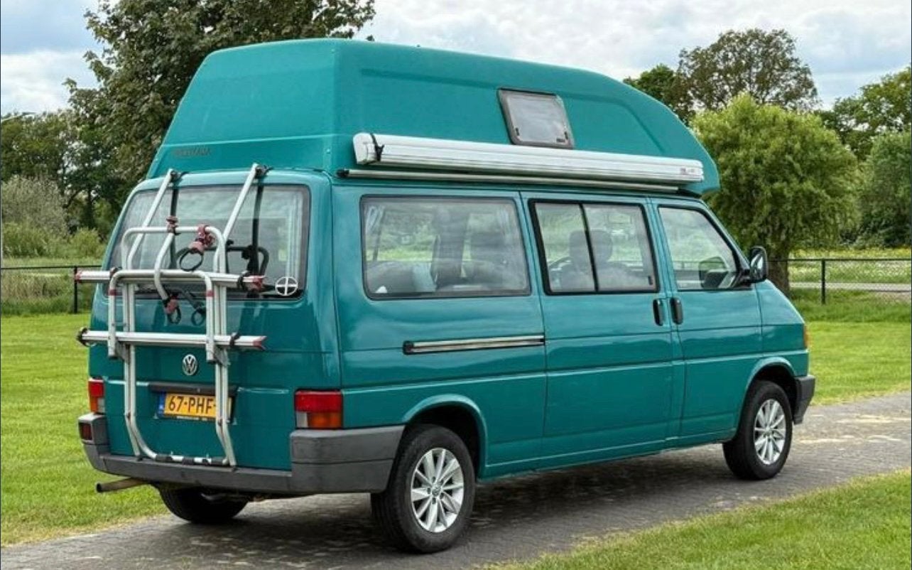 Volkswagen T4 Californië 1993 - bezichtigen in Lexmond, Auto's, Stof, 700 kg, 4 stoelen, Grijs