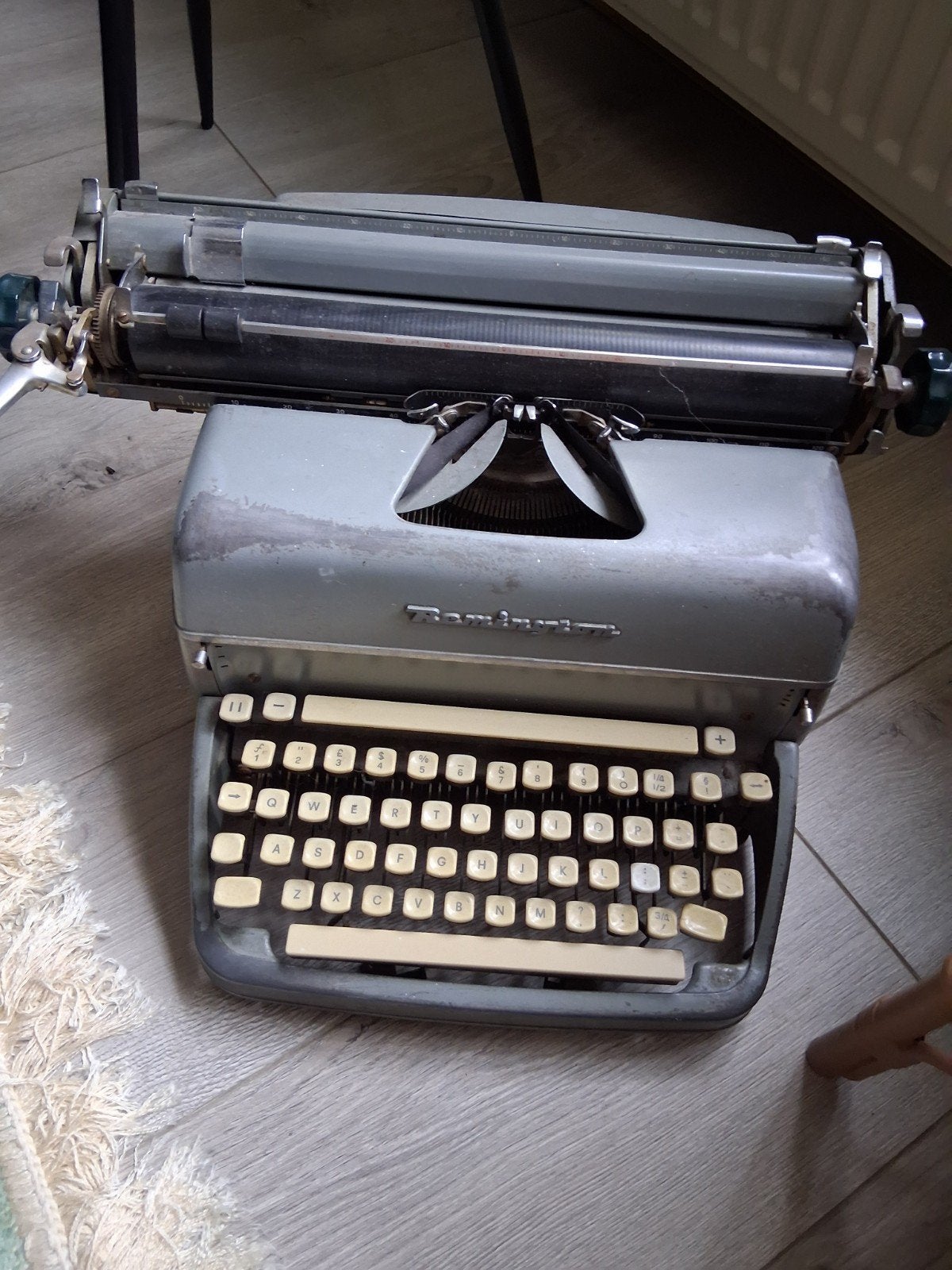 Remington typemachine, Ophalen