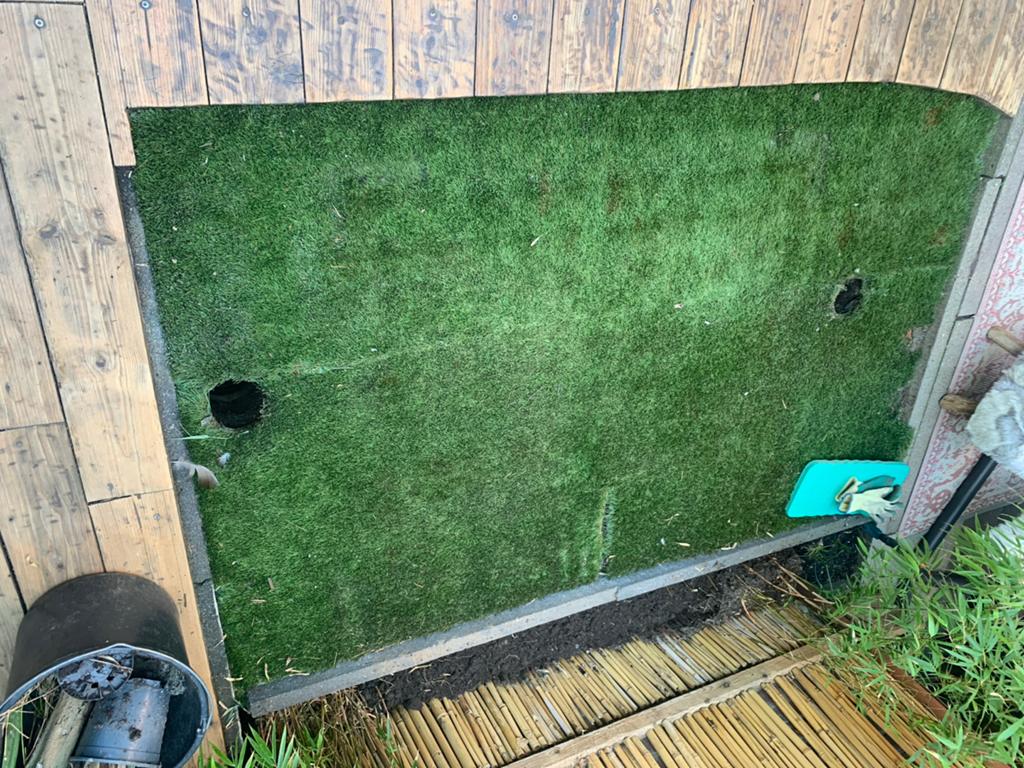 Gebruikt kunstgras, Tuin en Terras, Gras en Kunstgras, Gebruikt, Kunstgras, 20 m² of meer, Ophalen
