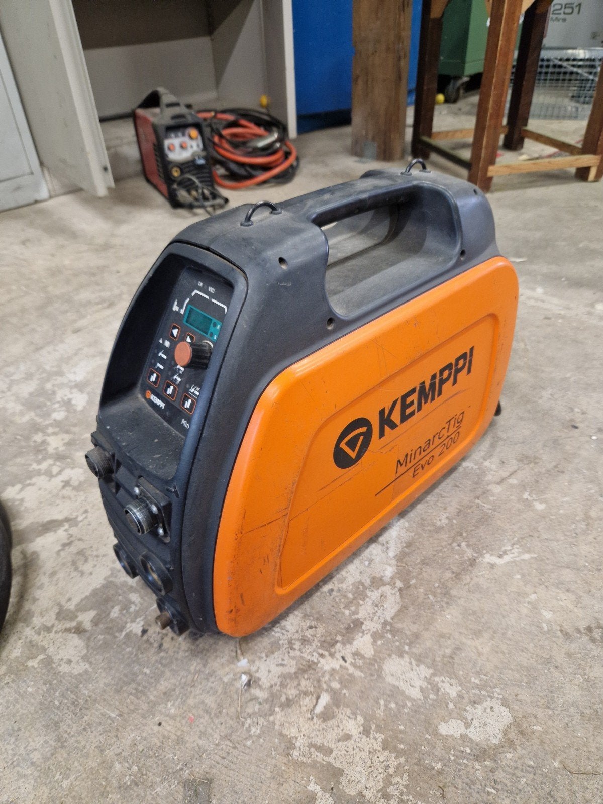 Kemppi Minarc Tig Evo 200 lasapparaat met gasfles, Ophalen, 150 tot 250 ampère, Tig