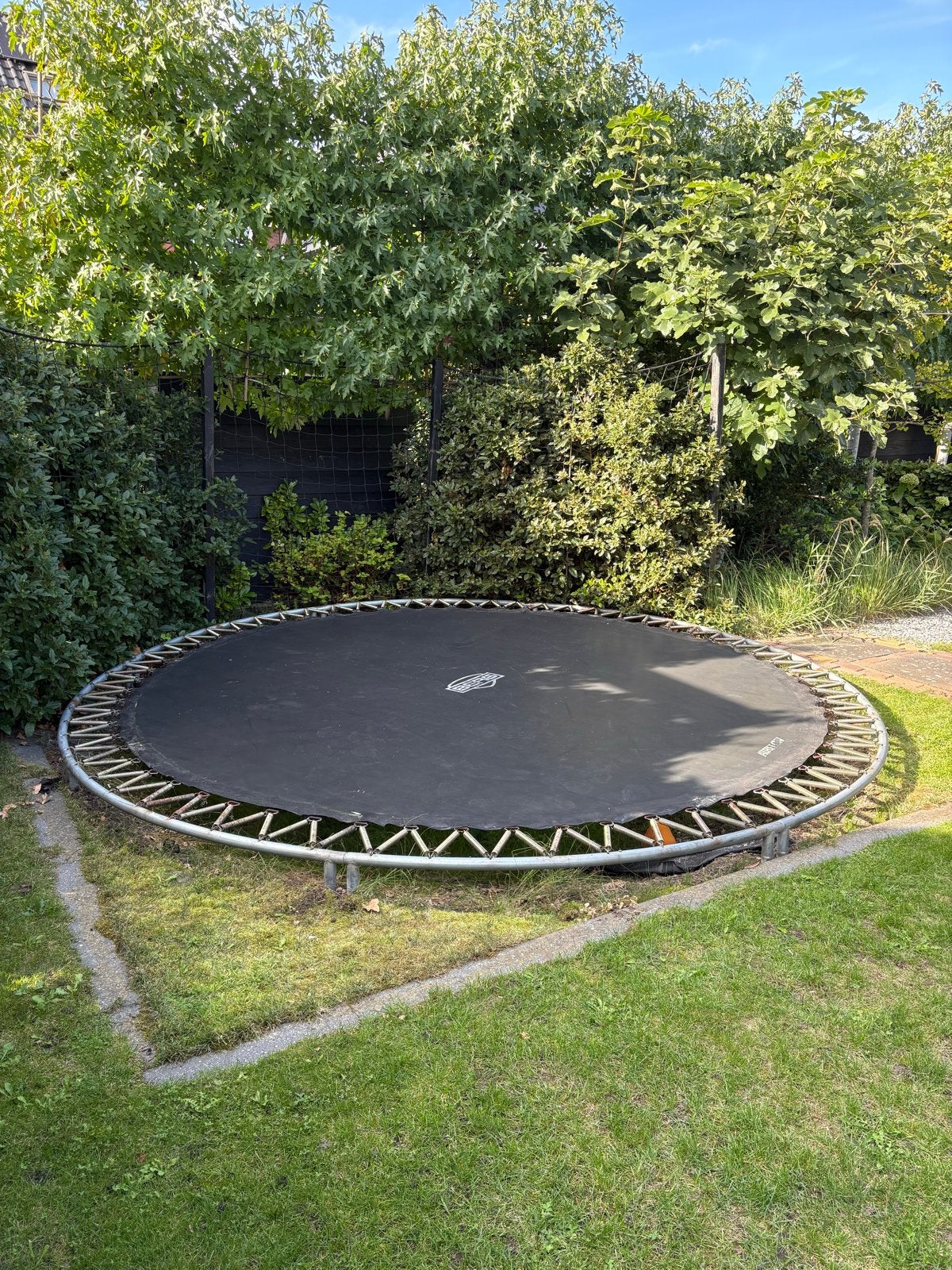 BERG Trampoline 430 cm - Gebruikt, zonder rand, Ophalen, Gebruikt