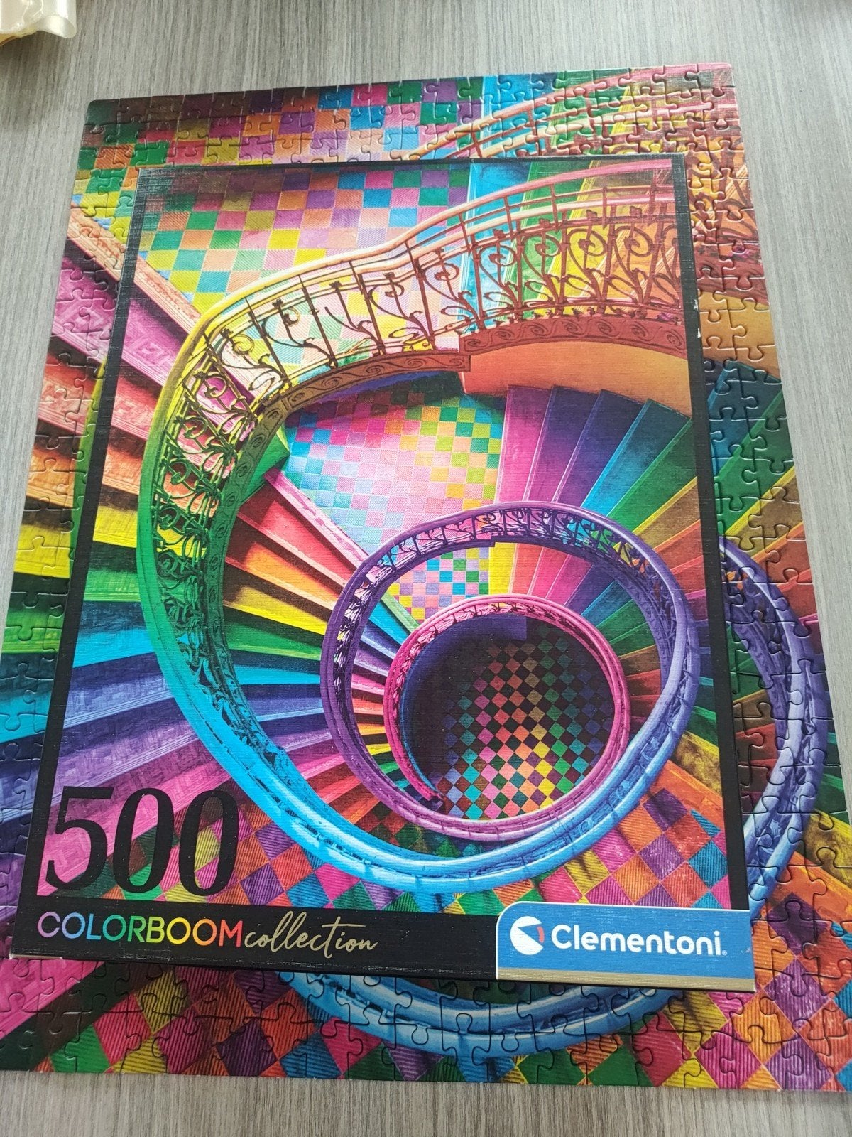 Clementoni puzzel 500 stukjes Stairs, Ophalen of Verzenden, 500 t/m 1500 stukjes, Zo goed als nieuw, Legpuzzel