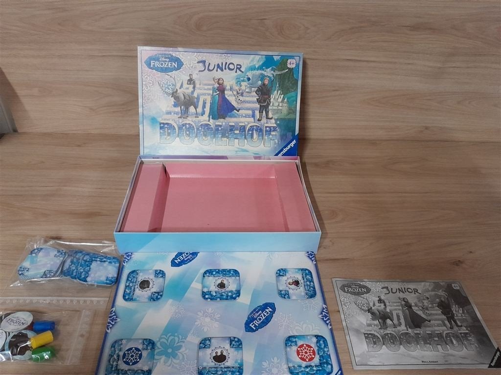 Junior doolhof disney frozen - s1525, Verzenden, Zo goed als nieuw