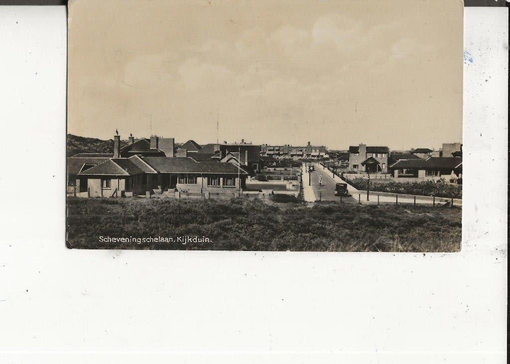 Kijkduin Scheveningschelaan naar het strand 1934, Ophalen of Verzenden, 1920 tot 1940, Gelopen, Zuid-Holland