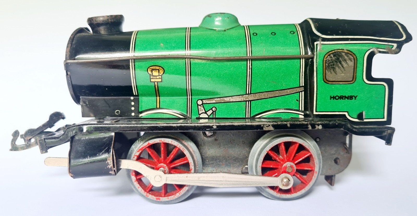 Vintage Hornby O-schaal locomotief M1 met doos en sleutel, Ophalen of Verzenden, Gelijkstroom, Locomotief, Overige merken