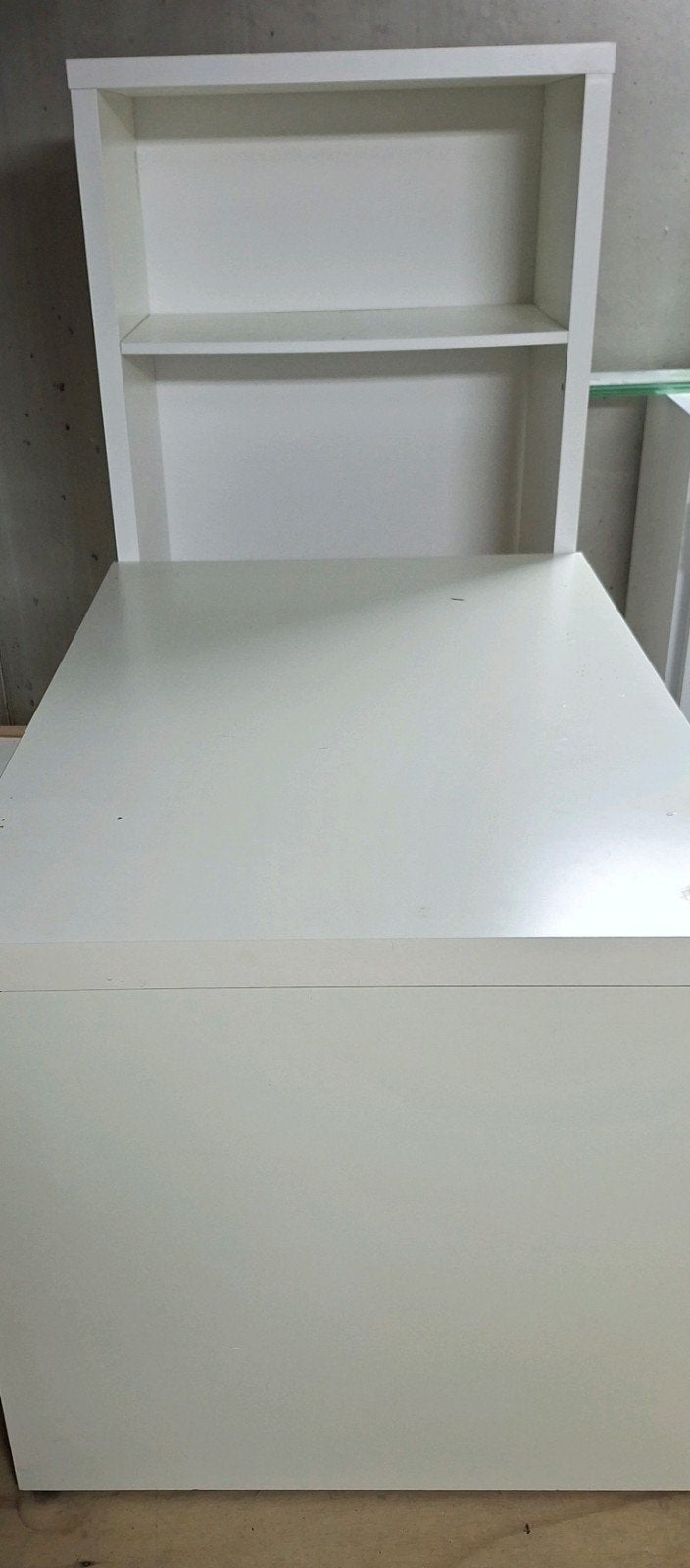 IKEA Kallax kast en bureau combinatie wit, Ophalen, Opbergruimte, Gebruikt, Spaanplaat of MDF