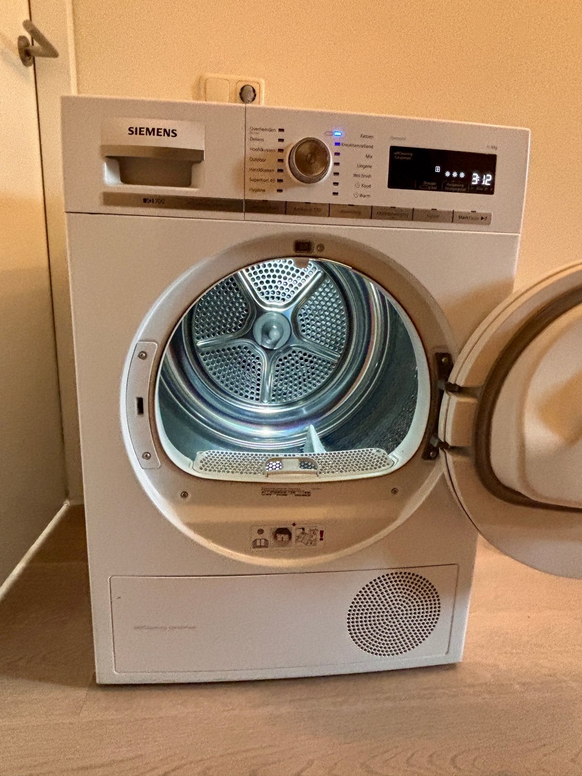 Siemens Warmtepompdroger 9 kg  A++ uitstekende staat, Witgoed en Apparatuur, Ophalen, Minder dan 85 cm, Overige typen, 8 tot 10 kg