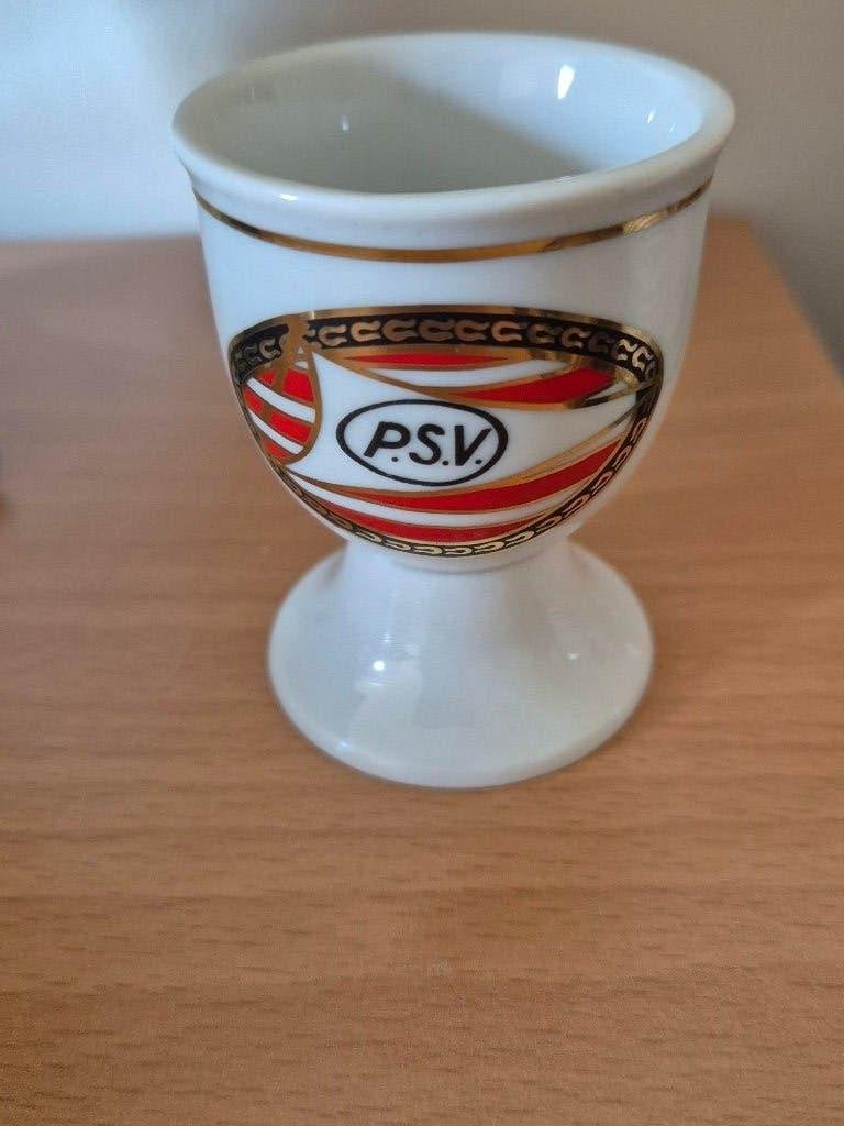 Eierdop PSV van porselein - uit verzameling, Verzenden, Nieuw, PSV