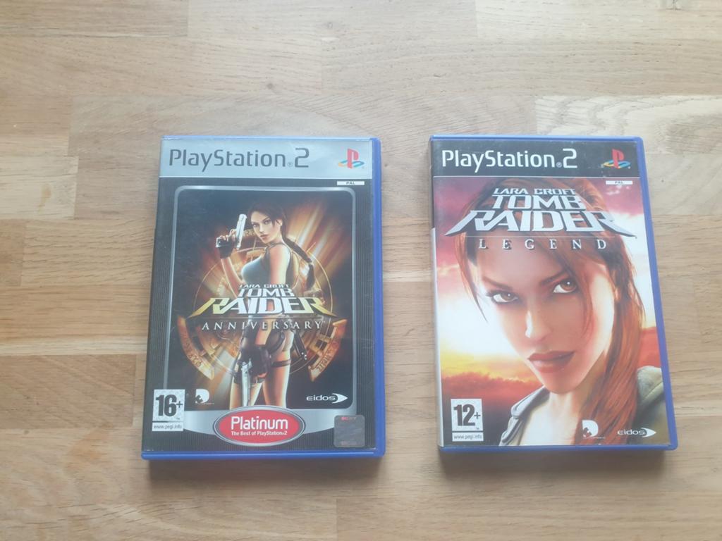 Lara Croft Tomb Raider Legend & Anniversary PS2, Spelcomputers en Games, Games | Sony PlayStation 2, Avontuur en Actie, 1 speler