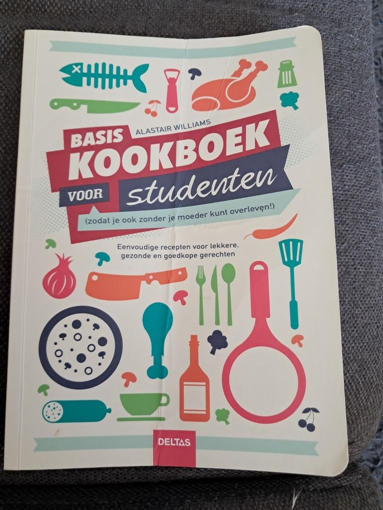 Basis Kookboek voor Studenten - Alastair Williams, Boeken, Kookboeken, Gelezen, Alastair Williams, Hoofdgerechten, Ophalen of Verzenden