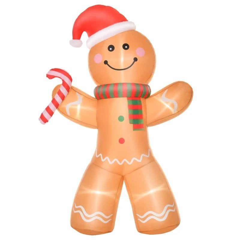 kerstman nieuw opblaasbare kerstcookie kerstverlichting