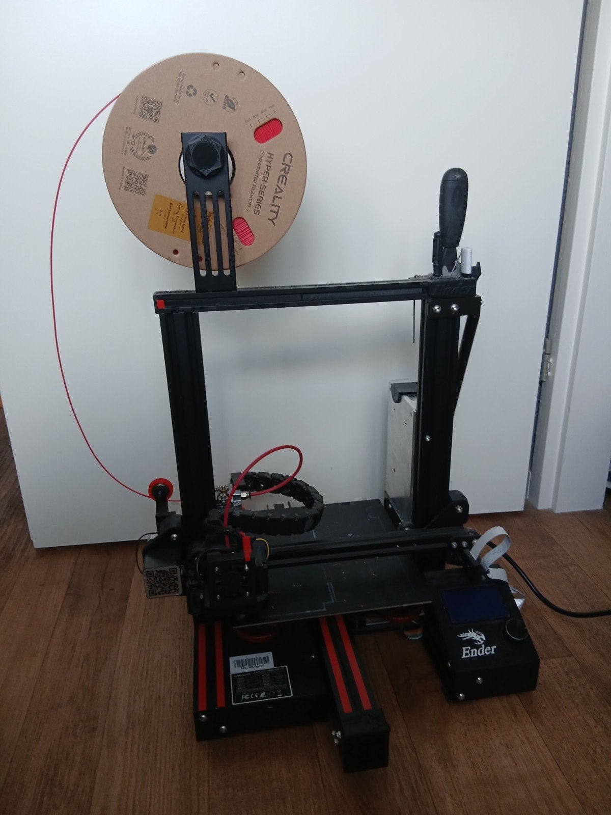 Creality Ender-3 Pro 3D-printer met diverse upgrades, Computers en Software, Ophalen, Gebruikt, Filament, Creality