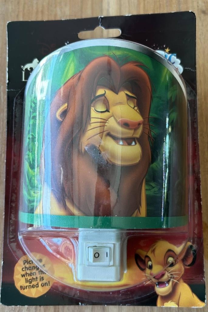 Lion King nachtlampje, Verzamelen, Ophalen of Verzenden, Leeuwenkoning of Jungle Boek, Nieuw, Overige typen