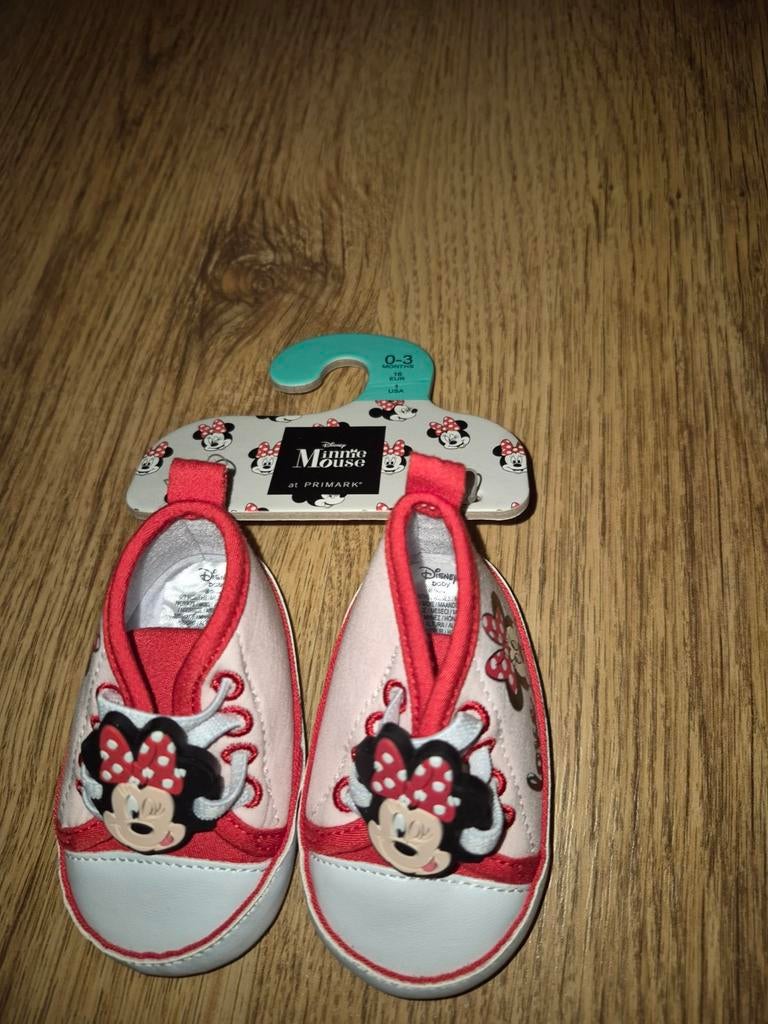 Nieuwe Minnie Mouse babyschoentjes, Schoentjes, Meisje, Nieuw, Ophalen of Verzenden