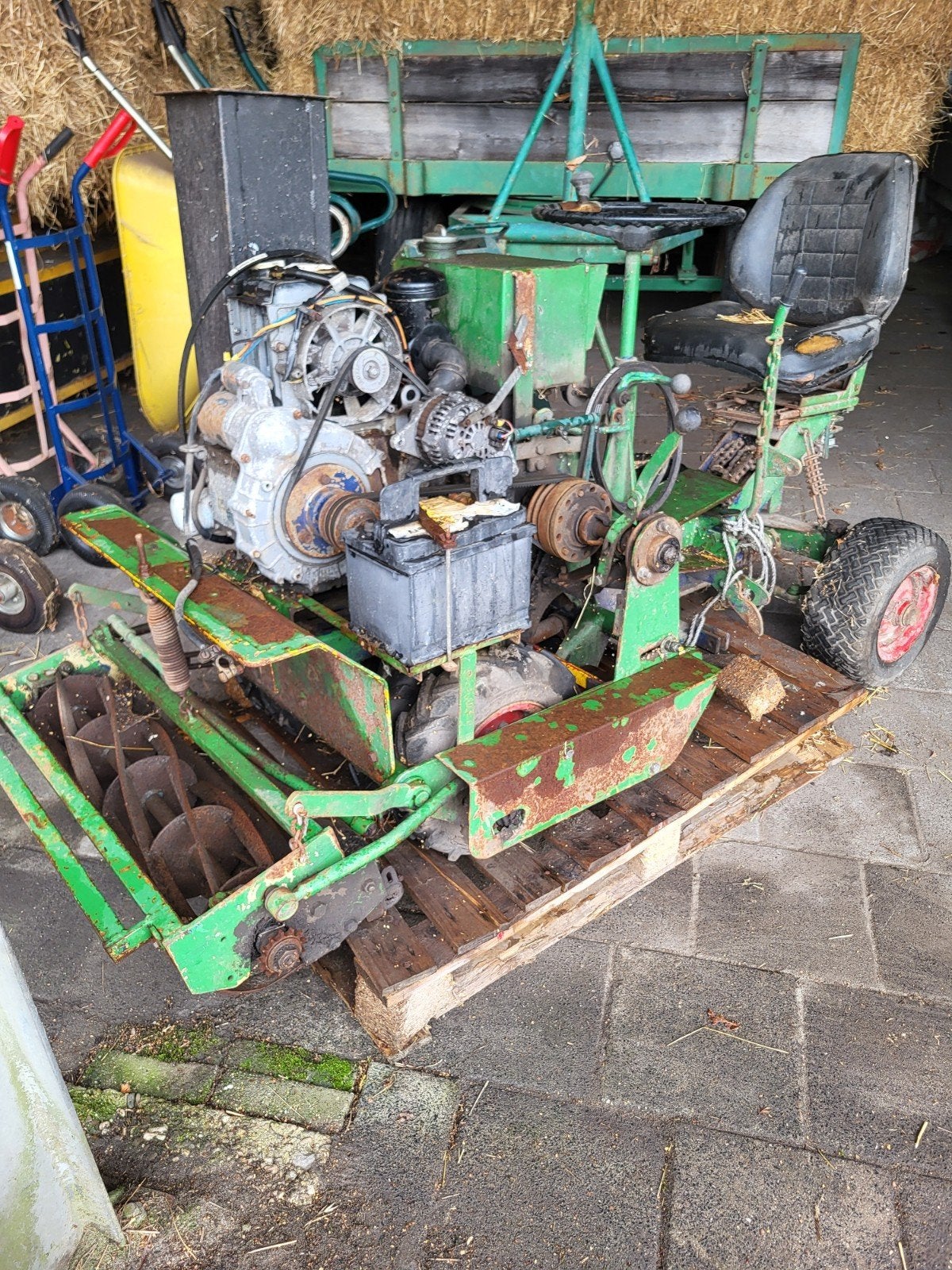 zitmaaier kubota kooimaaier oldtimer, Ophalen