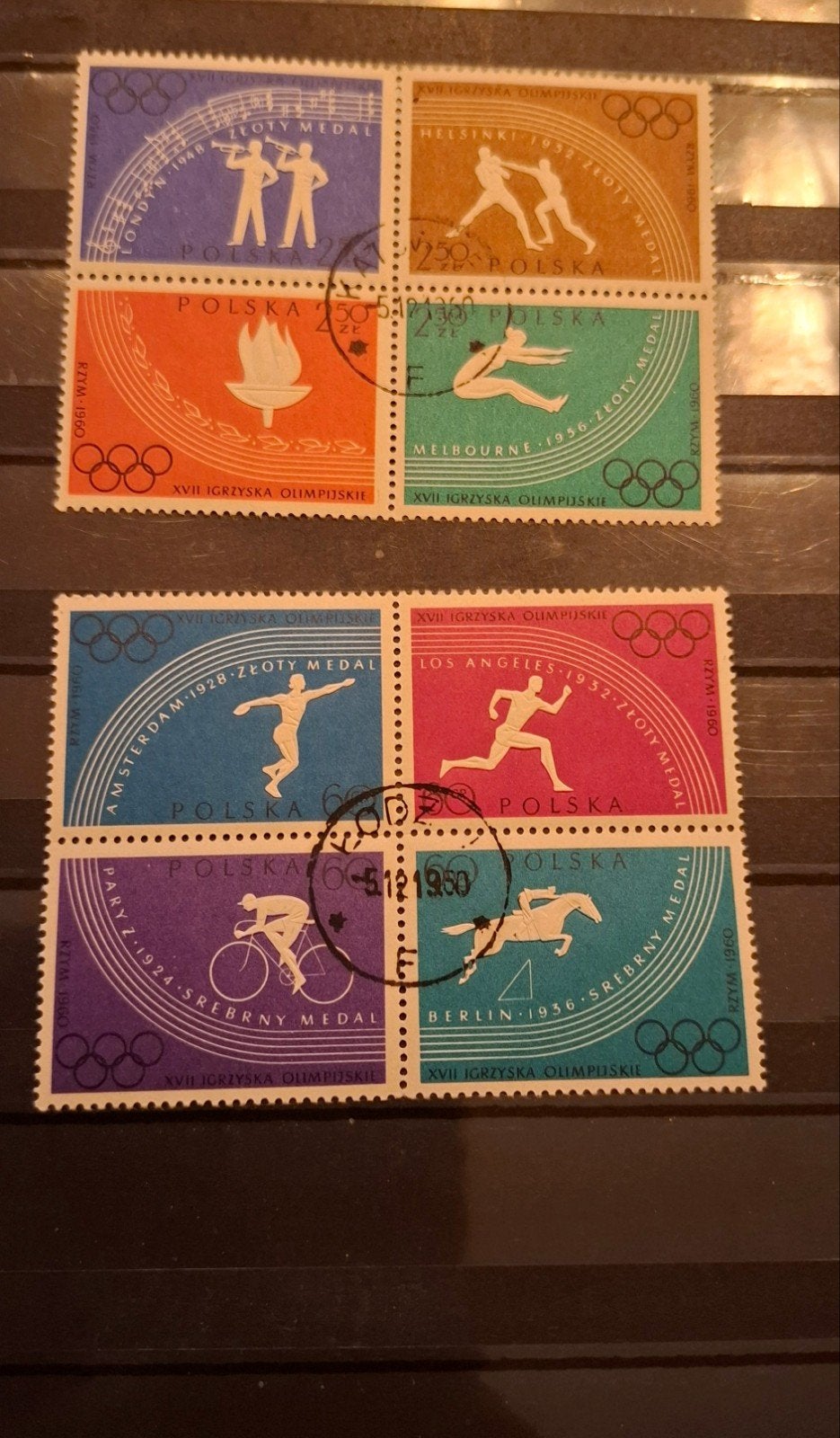 Polen Olympische Spelen  gestempeld, Ophalen of Verzenden, Gestempeld