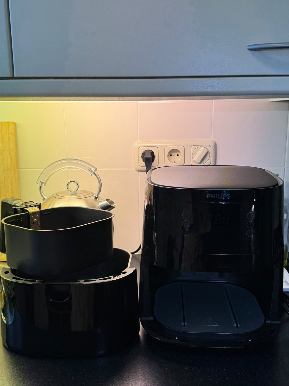 Philips Airfryer HD9255/90 - Roest in mand, Ophalen of Verzenden, Gebruikt, Airfryer, 750 t/m 999 gram