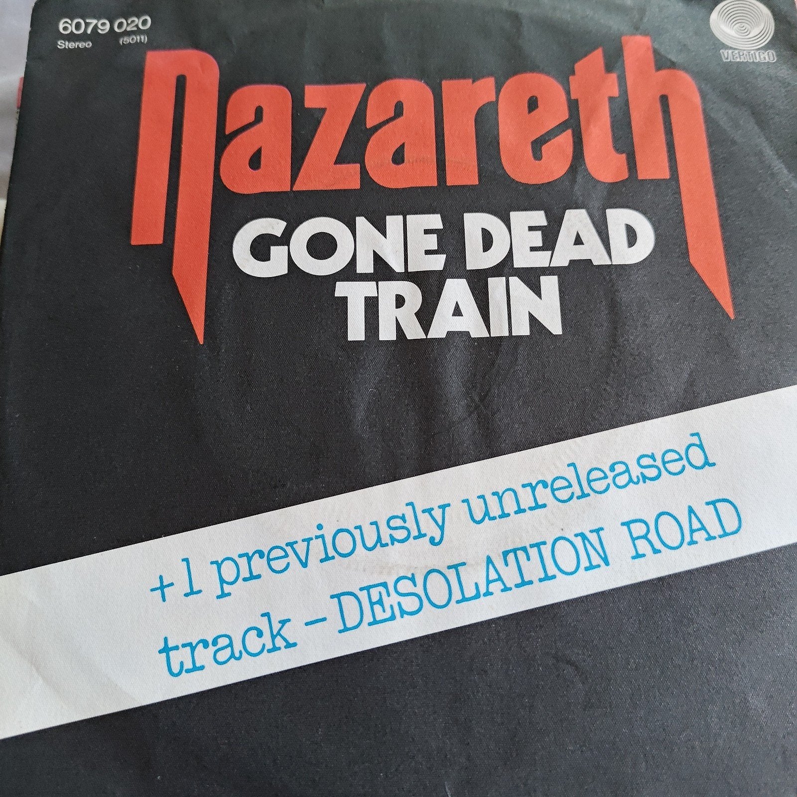 Nazareth - Gone Dead Train / Desolation Road (Vinyl Single), Ophalen of Verzenden, Gebruikt, 7 inch, EP