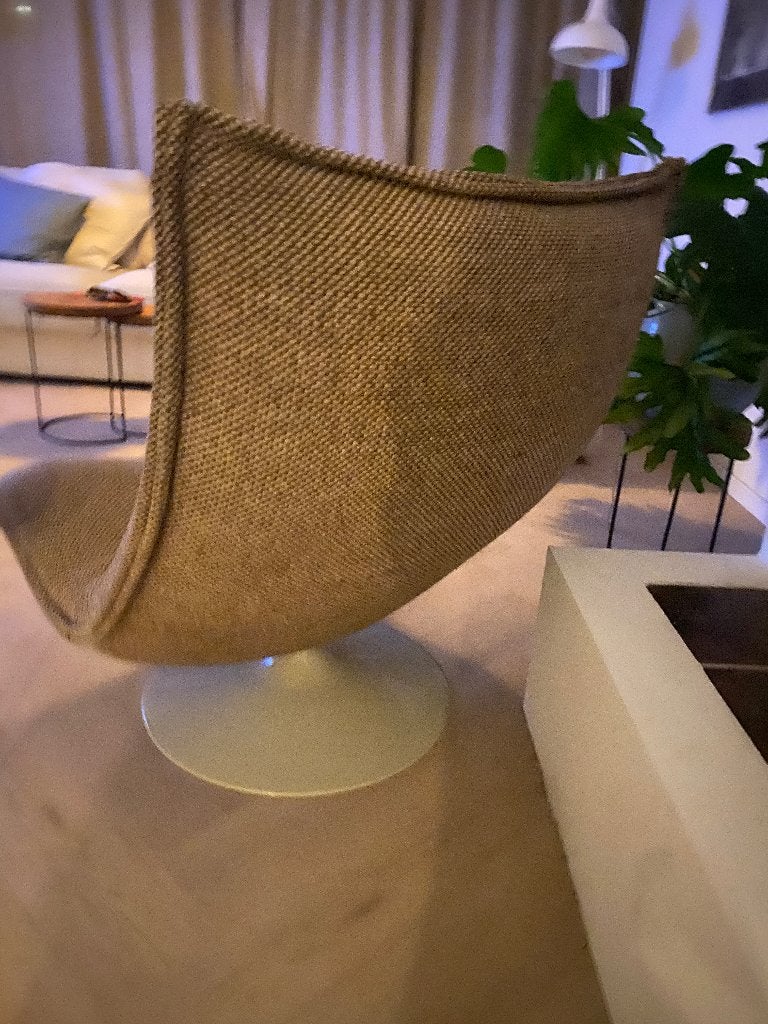 Originele Artifort F518 draaifauteuil – Geoffrey Harcourt –, Ophalen of Verzenden