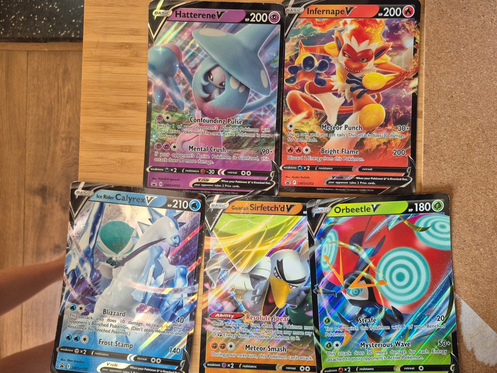 Grote Pokémon V-kaarten, Verzenden, Gebruikt, Meerdere kaarten, Foil