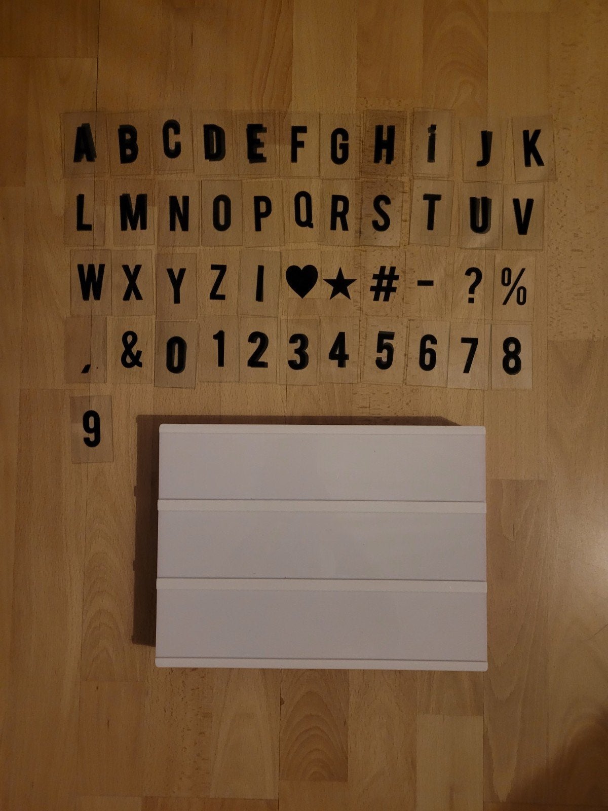 Roze LED Lichtbak met letters en cijfers, Ophalen of Verzenden, Gebruikt, Modern, Decoratief