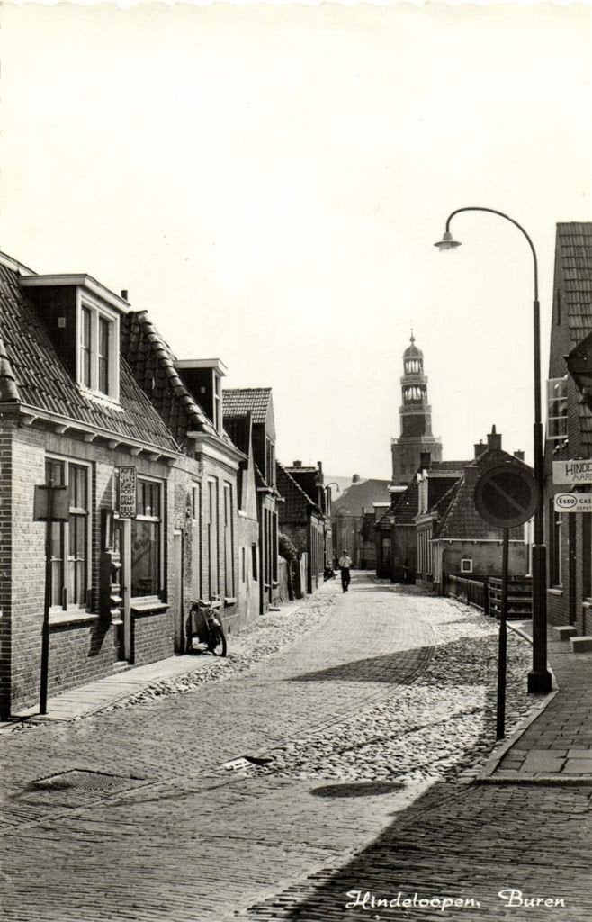 Hindeloopen, Buren - Esso PTT - ongelopen, Verzenden, 1940 tot 1960, Ongelopen, Noord-Brabant