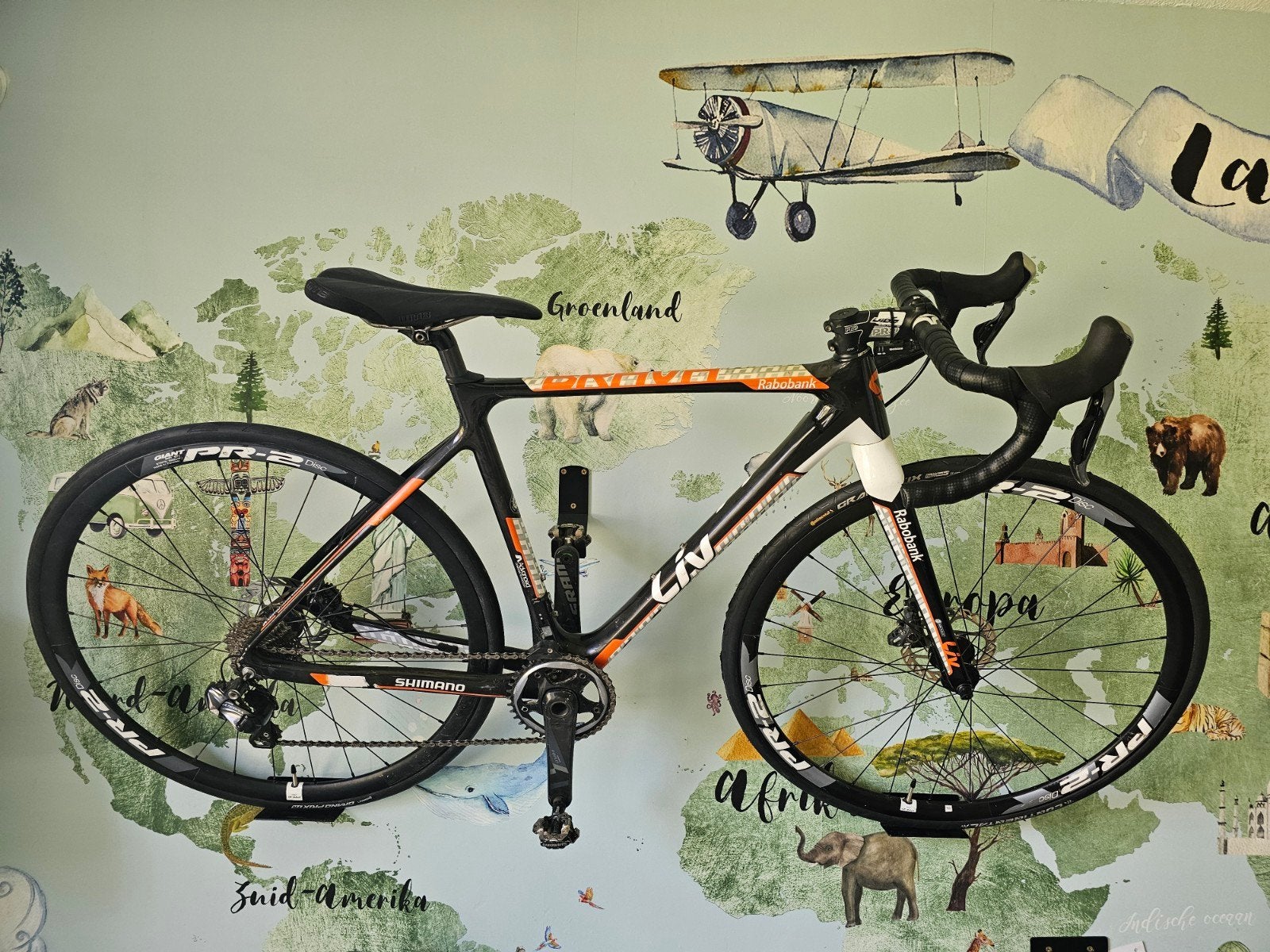 veldrijfiets / racefiets cyclocross Liv Brava  ultegra di2 d, 28 inch, 10 tot 15 versnellingen, 49 tot 53 cm, Schijfrem