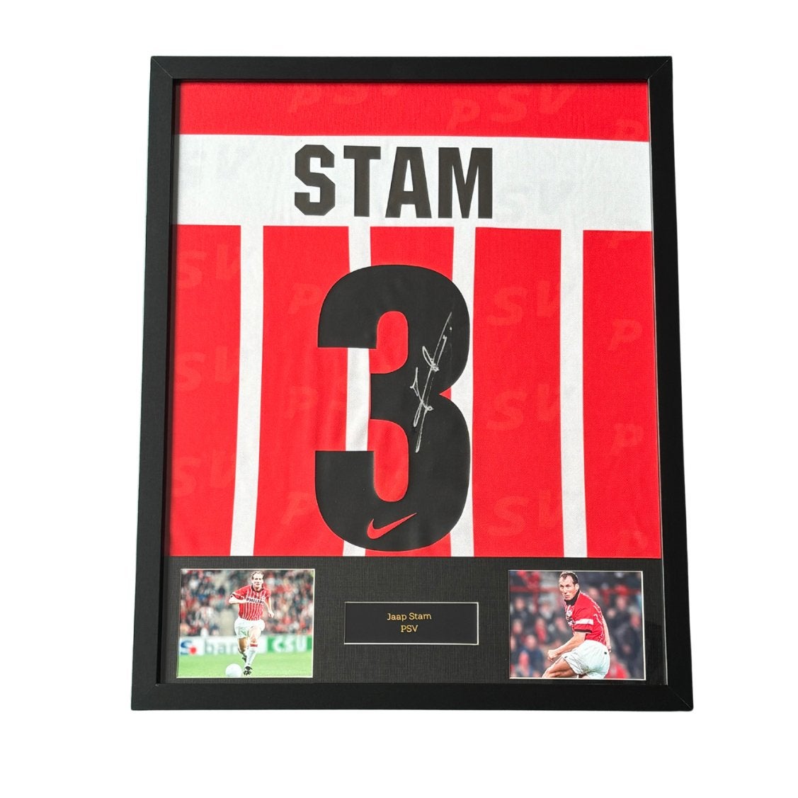 Jaap Stam gesigneerd PSV thuisshirt, Verzamelen, Shirt, Verzenden, PSV, Info@yoursignedjersey.nl