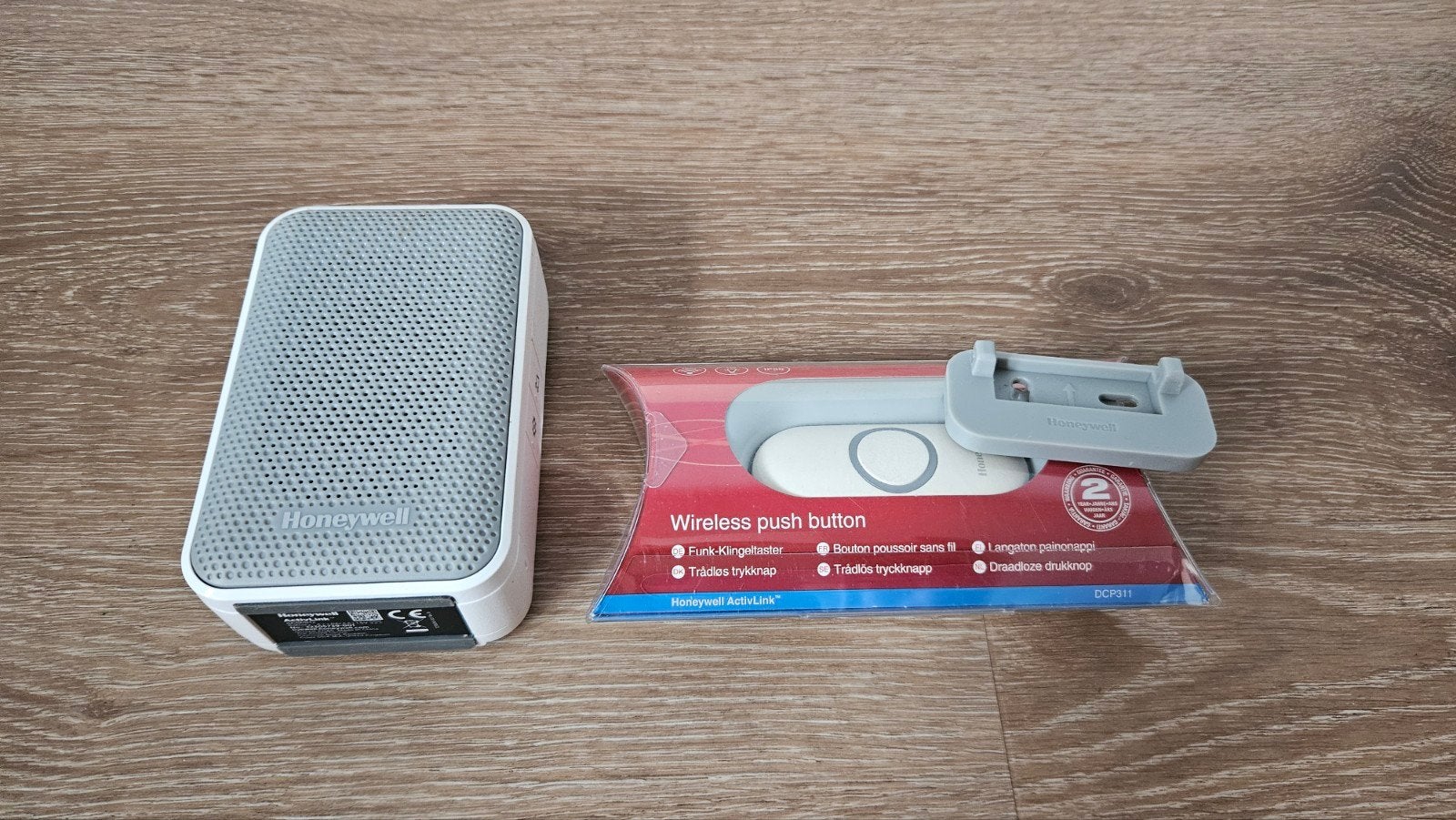 Honeywell Draadloze Deurbel met Drukknop, Ophalen of Verzenden, Zo goed als nieuw, Draadloos