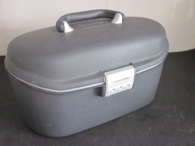 Samsonite Beauty Case, Sieraden, Tassen en Uiterlijk, Beautycases, Gebruikt, Met slot, Ophalen of Verzenden, Grijs