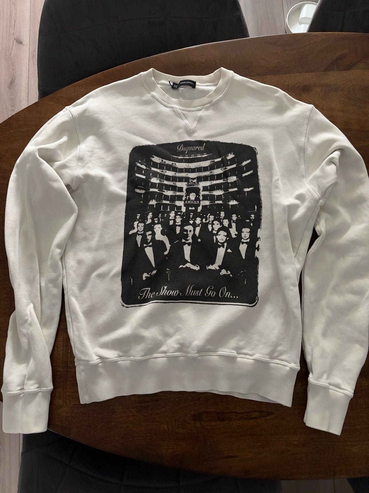 Dsquared2 sweater wit - Maat M - Zeer goede staat, Ophalen of Verzenden, Gedragen