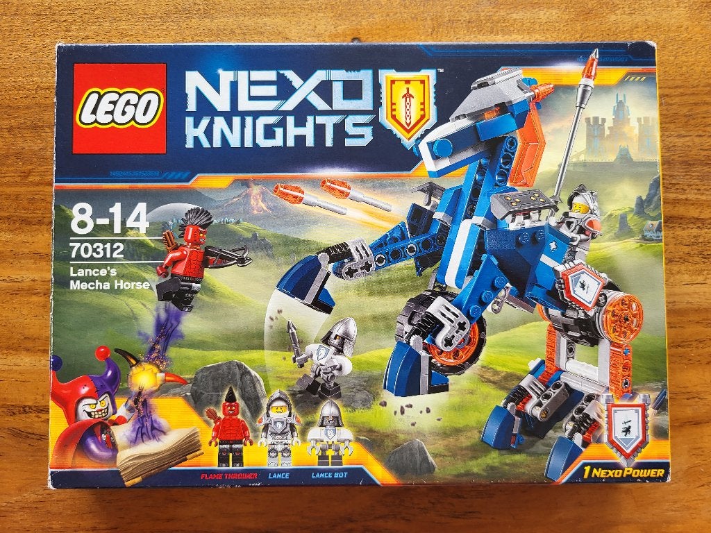 Lego Nexo Knights - Lance's Mecha Horse - 70312, Kinderen en Baby's, Speelgoed | Duplo en Lego, Gebruikt, Overige thema's, Lego