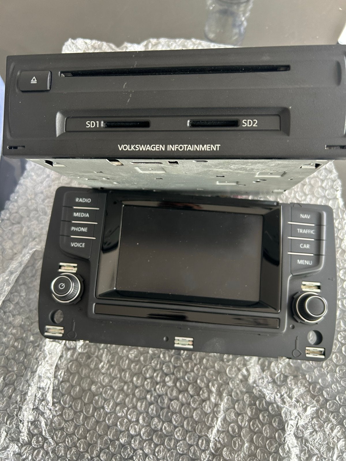 Volkswagen Infotainment Radio Navigatie Systeem, Auto diversen, Ophalen of Verzenden, Gebruikt
