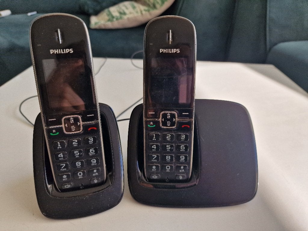 Philips CD490 Duo DECT handset, Telecommunicatie, Ophalen, Gebruikt, 2 handsets