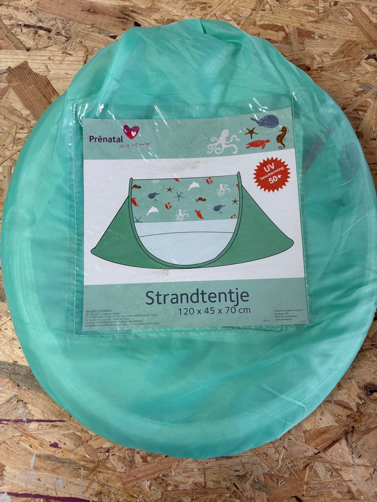 Nieuw Prenatal strandtentje UV 50+ bescherming, Ophalen of Verzenden, Nieuw, Tot en met 2