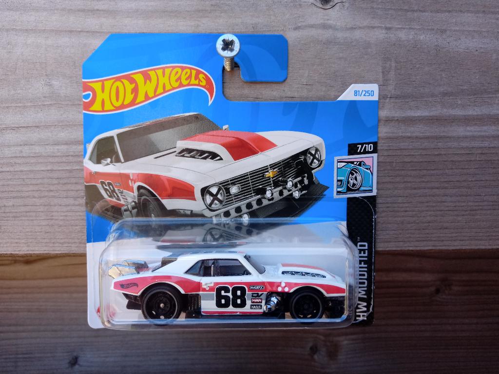 Chevrolet Camaro Custom '68 Hotwheels, Ophalen, Nieuw, Auto