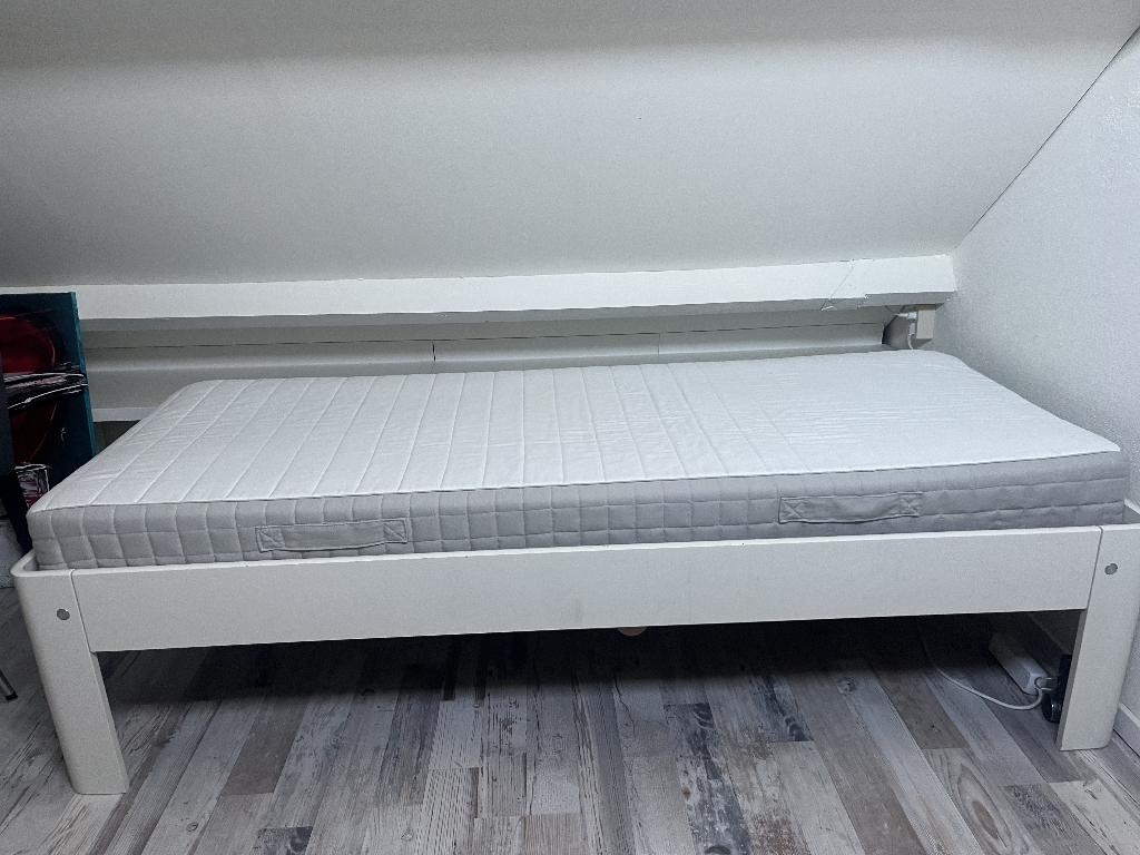 Auping bedden 200x90 cm, Huis en Inrichting, Ophalen, Overige materialen, Gebruikt, 90 cm