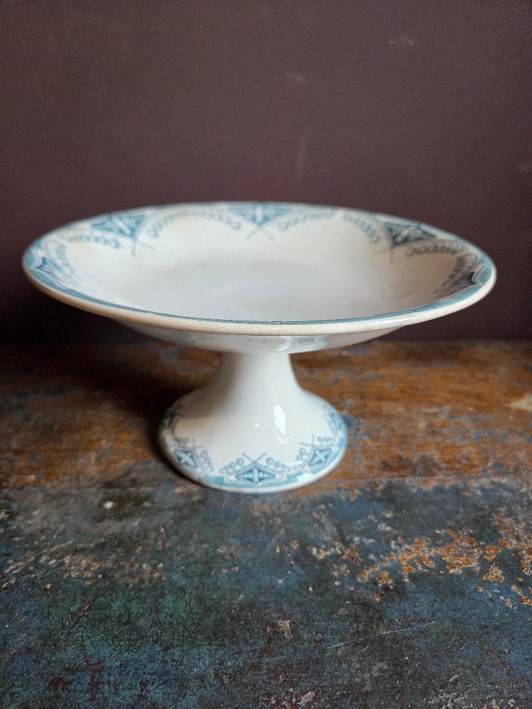 Schaaltje op voet, Mimosas, Maastrichts aardewerk, Antiek en Kunst, Ophalen of Verzenden