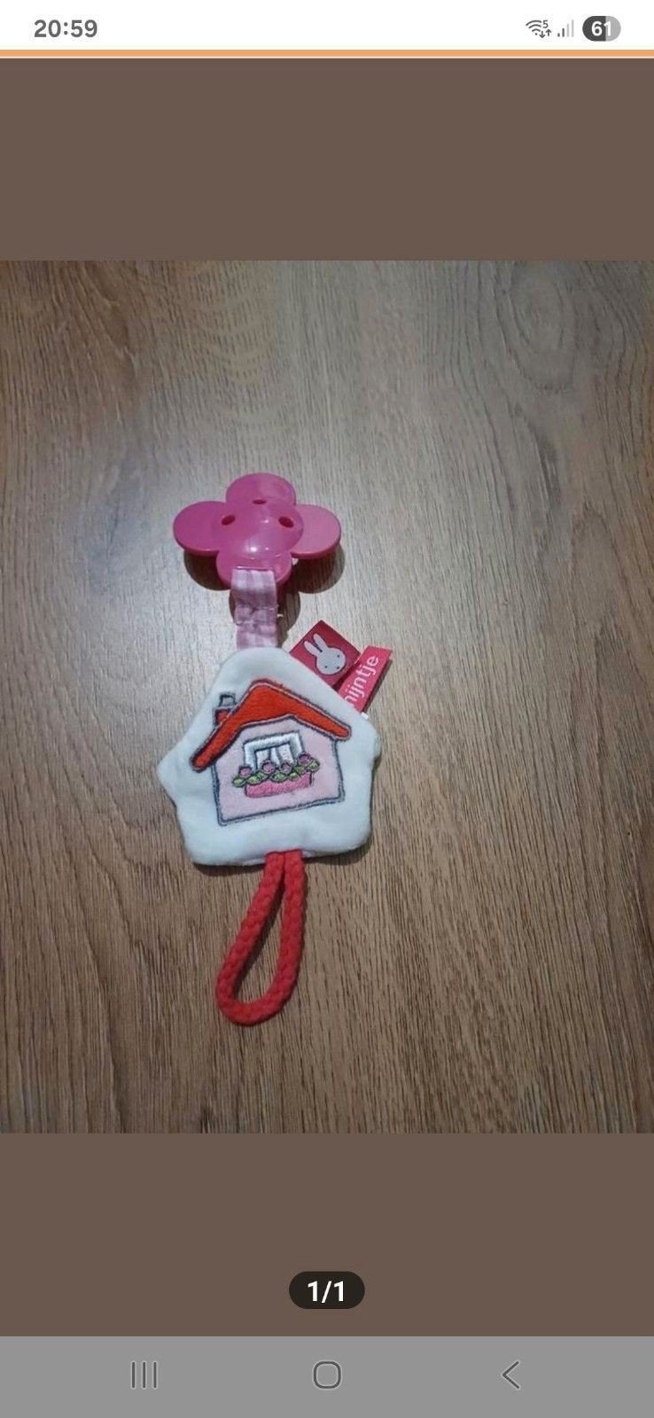 Nijntje speenkoord, Ophalen of Verzenden, Zo goed als nieuw, Nijntje, Jongetje of Meisje