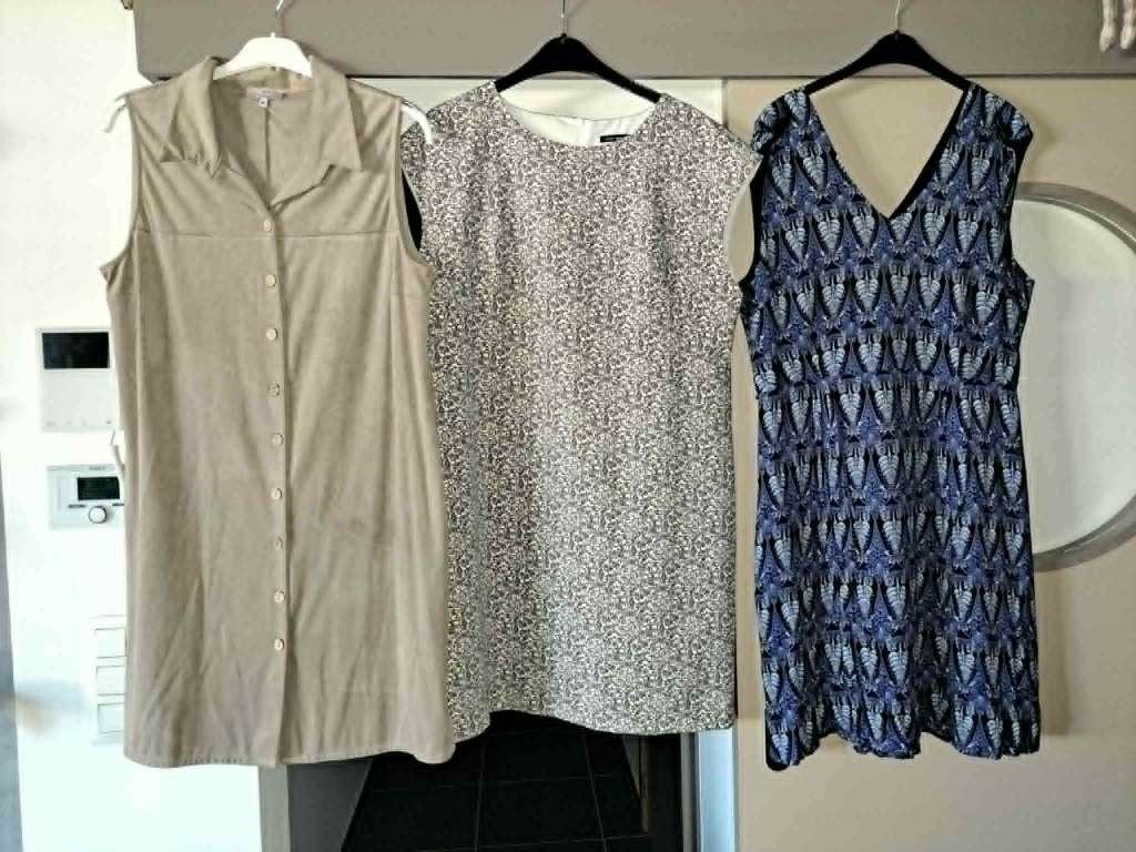 jurk, mt 44, Cassis, River Woods, un1-deux2-trois3, Blauw, Maat 42/44 (L), Ophalen of Verzenden, Zo goed als nieuw