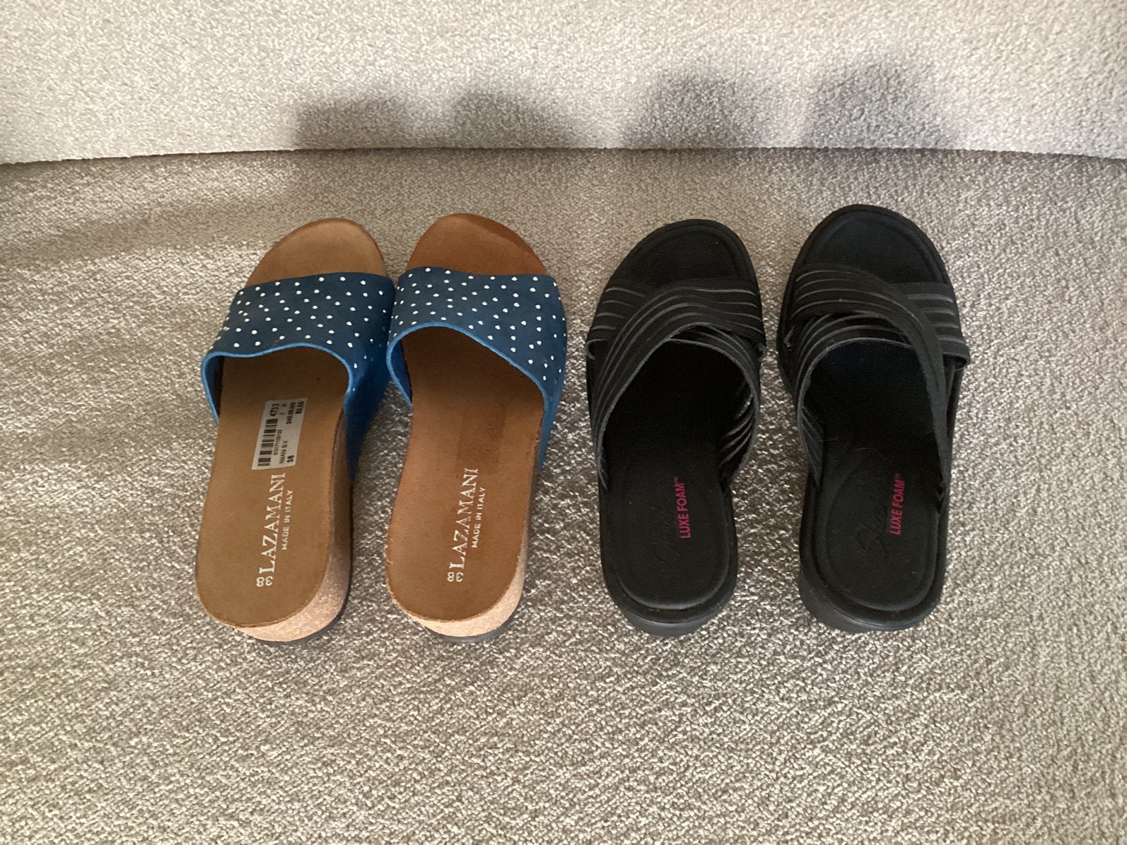 SLIPPERS, mt 37/38, nieuw, Ophalen of Verzenden, Nieuw, Blauw