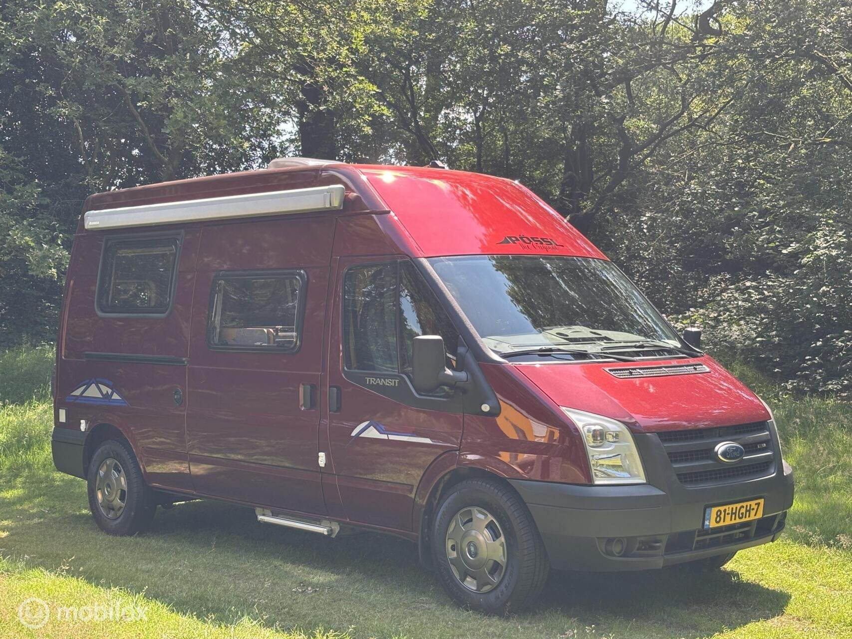 Póssl / Dethleffs 540 M Ford Transit 2.2 TDCi 130 PK Airco, Caravans en Kamperen, Campers, Pössl, Tot en met 2, Bedrijf, Airconditioning