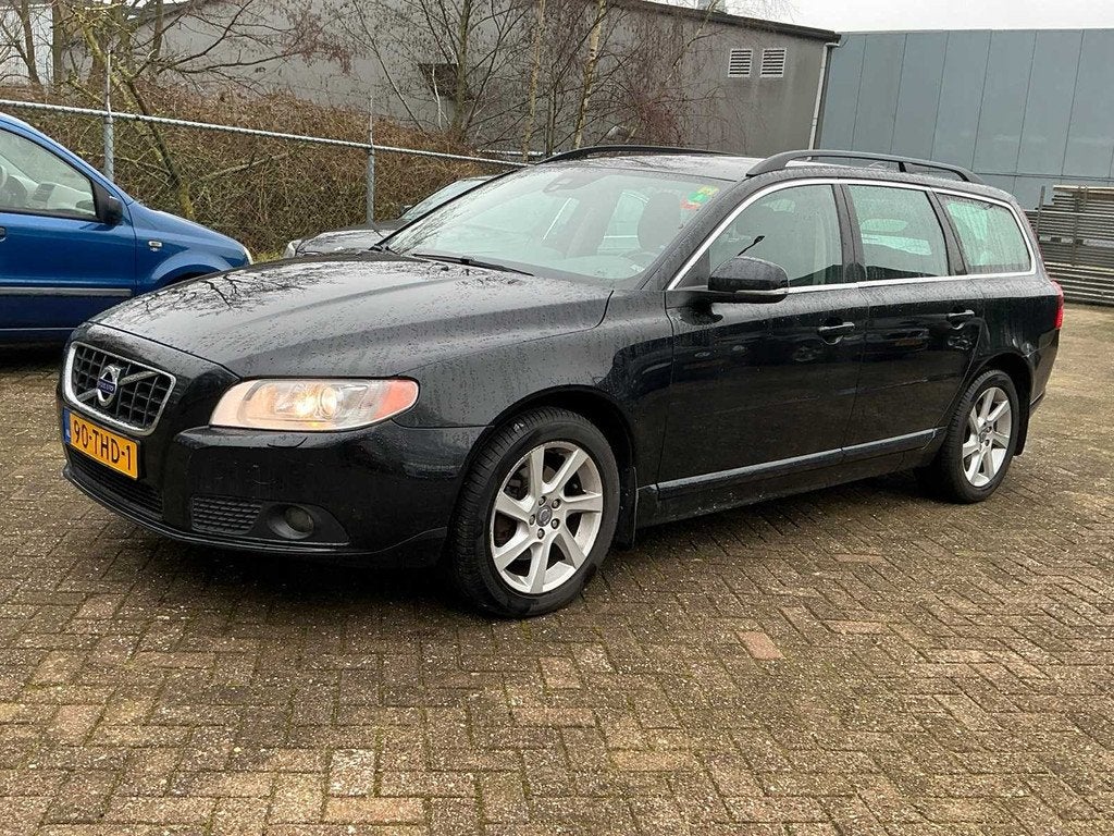 2012 Volvo V70 1.6 T4 Limited Edition, Auto's, Volvo, Gebruikt, 4 cilinders, Zwart, 1600 kg
