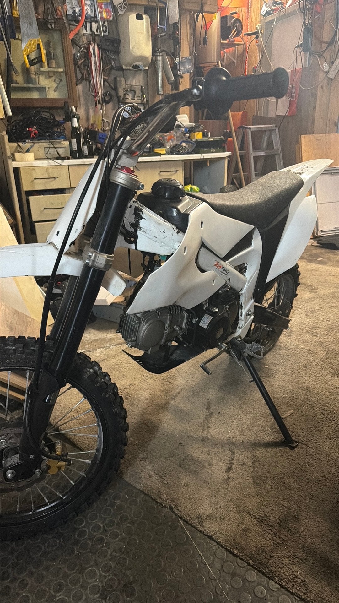 Crossmotor kleur wit china model, Ophalen, Gebruikt, Overige merken