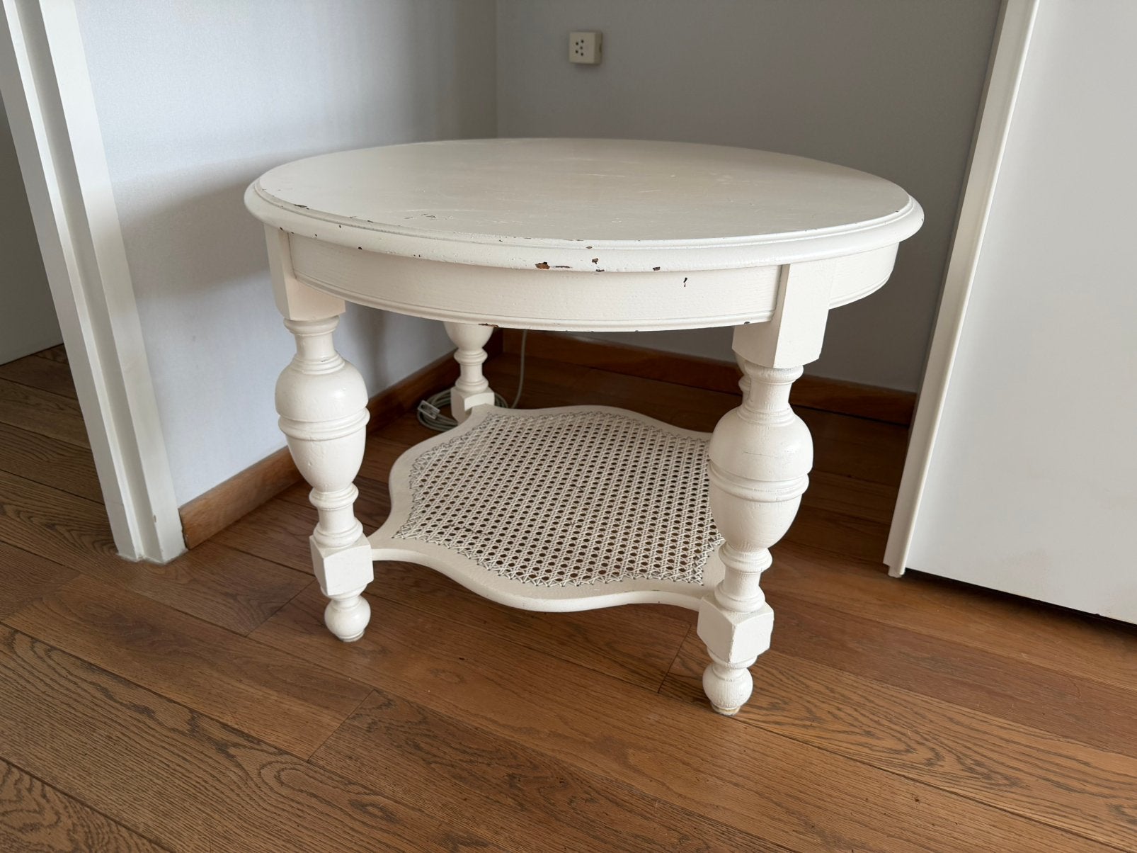 Salontafel wit - leuk DIY project, Doe-het-zelf en Verbouw, Ophalen, Gebruikt, Minder dan 25 mm, Plank