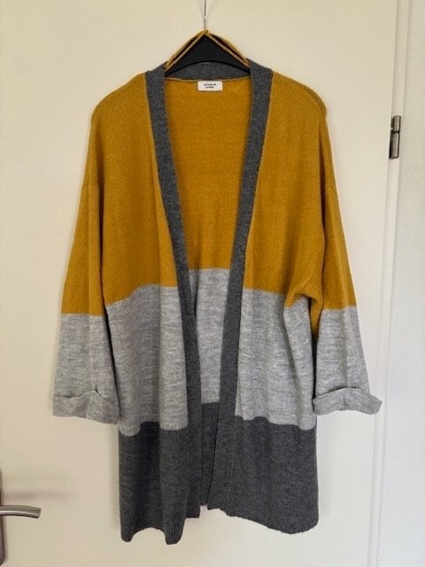 Jacqueline de Yong vest maat L, Maat 42/44 (L), Nieuw, Ophalen of Verzenden, Grijs