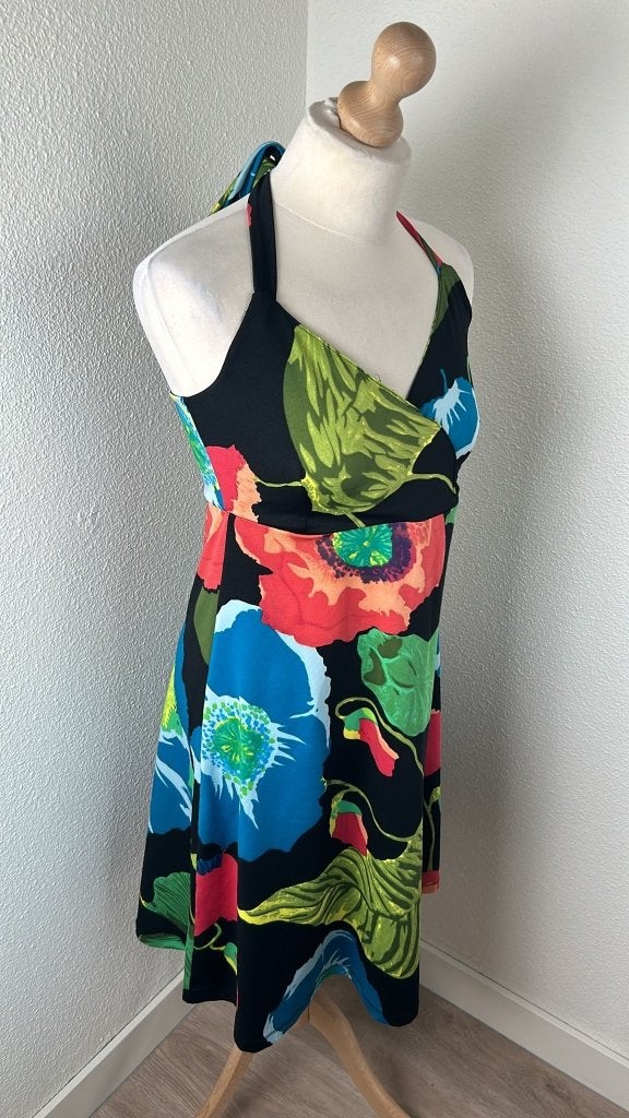 King Louie maat M kleurrijk zomer jurkje 1119, Kleding | Dames, Maat 38/40 (M), Overige kleuren, Ophalen of Verzenden, Zo goed als nieuw