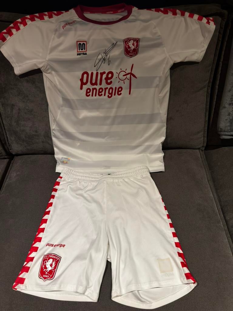 Fc twente  teneu met handtekening (Eiting), Maat XS of kleiner, Ophalen of Verzenden, Zo goed als nieuw, Shirt