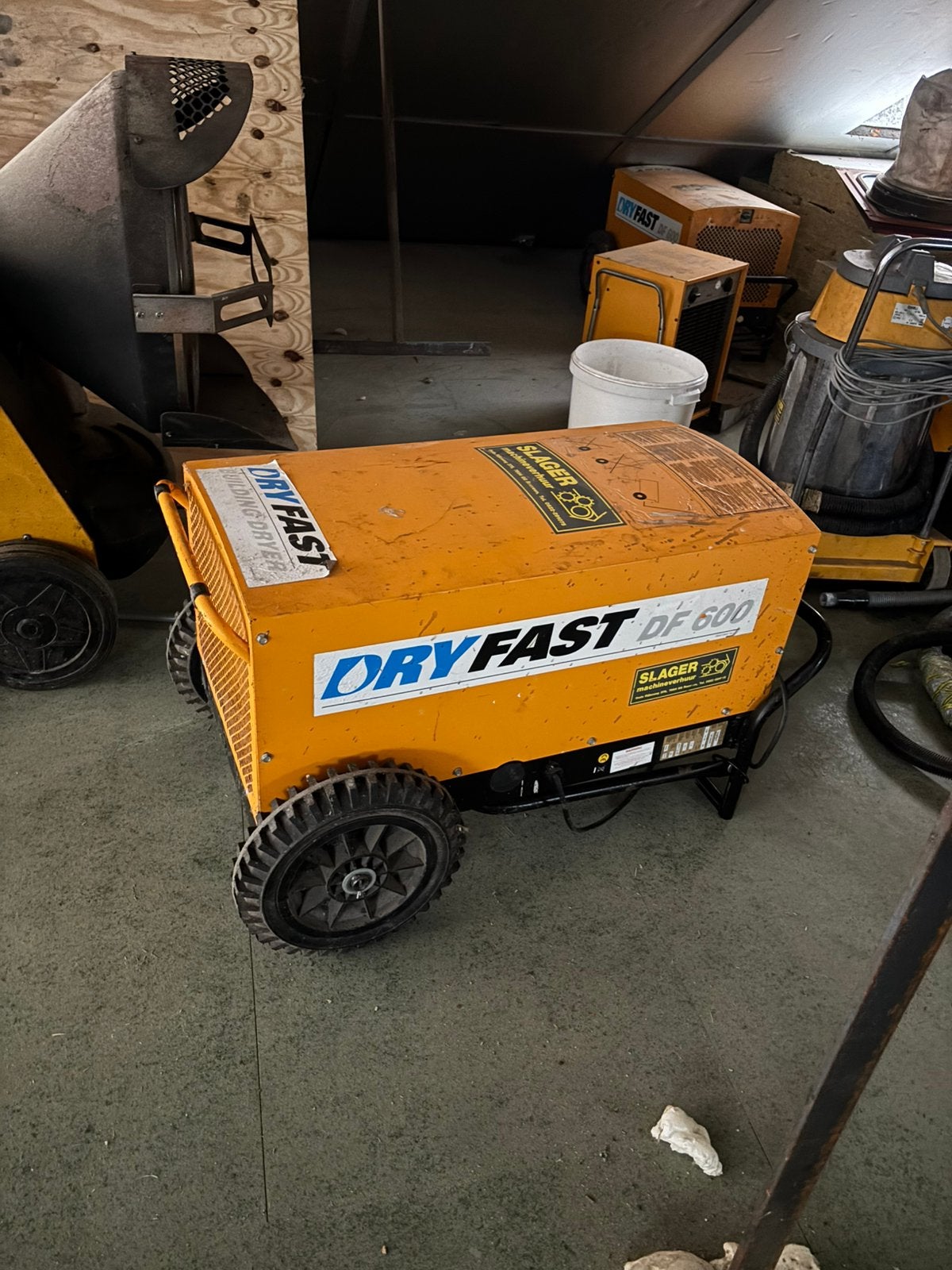 Dryfast DF 600 Bouwdroger | 230V | Compleet | Goed werkend, Doe-het-zelf en Verbouw, Ophalen of Verzenden, Gebruikt