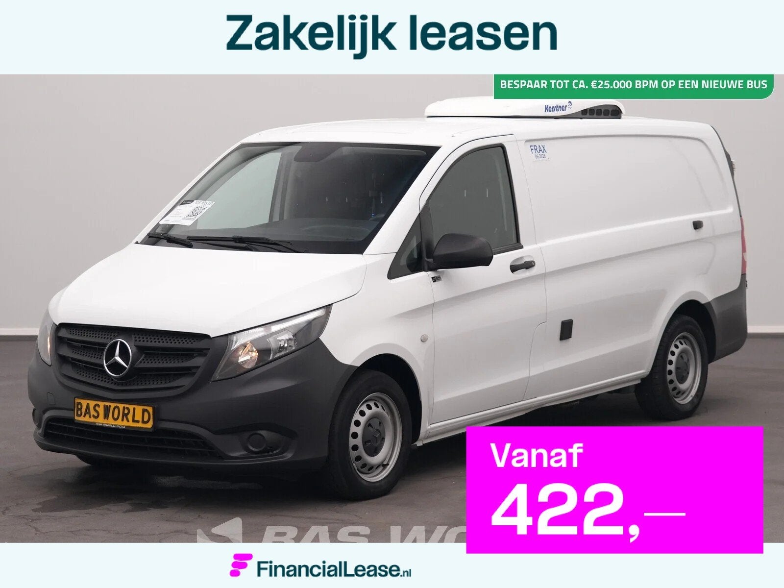 Mercedes Vito 116 Automaat L2H1 Kerstner 230v Stekker Airco, Automaat, Stof, Gebruikt, Euro 6